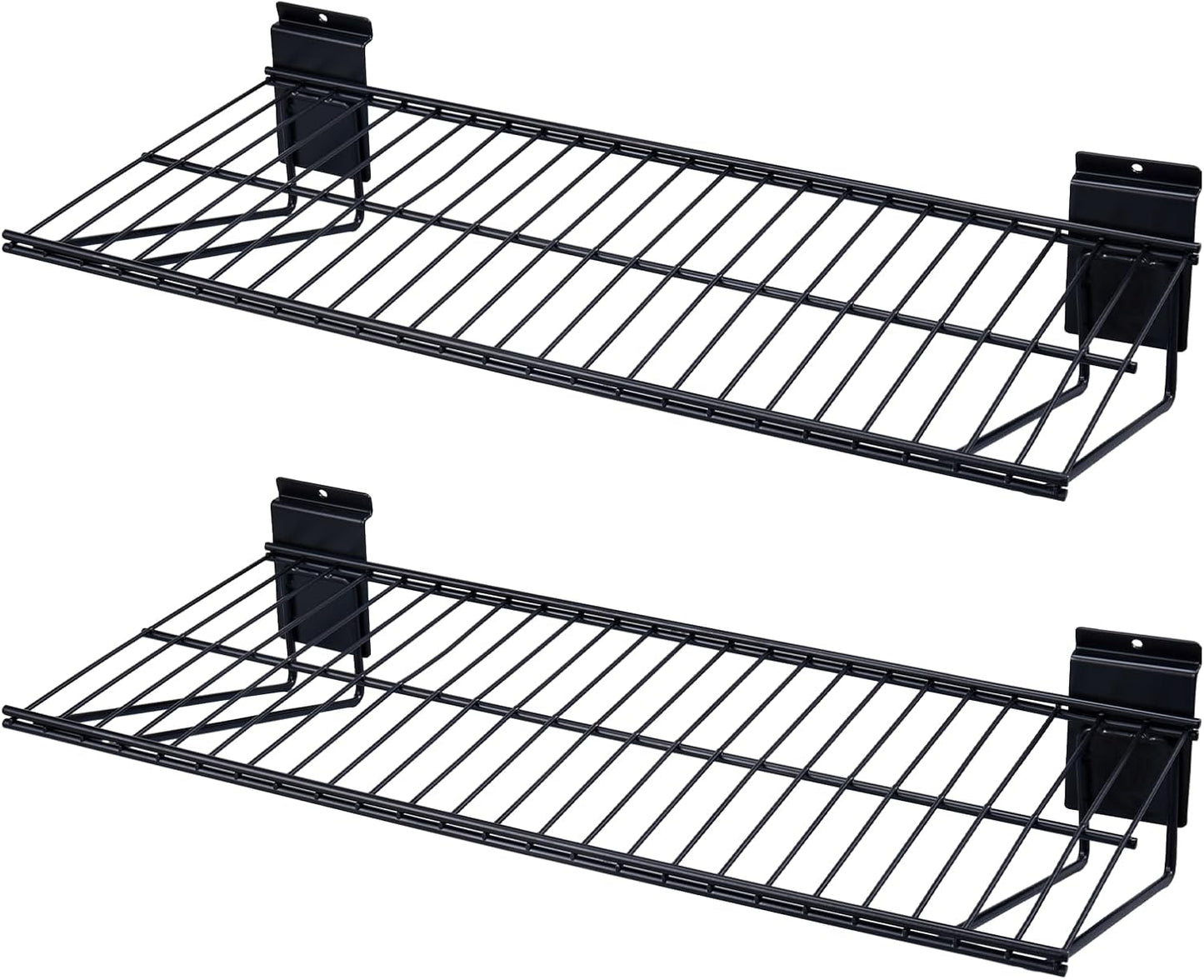 24-Inch Slatwall Shelves for Heavy-Duty Storage Solutions
