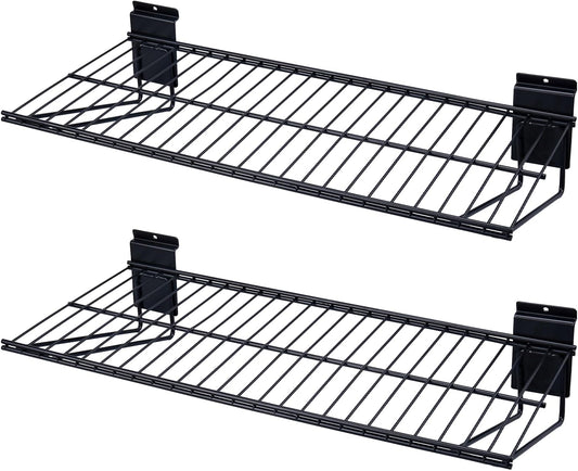 24-Inch Slatwall Shelves for Heavy-Duty Storage Solutions