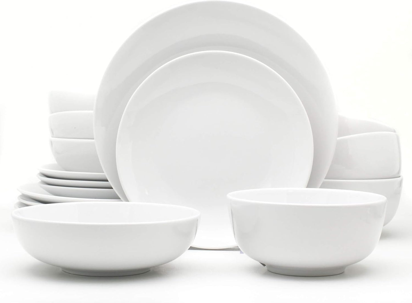 Euro Ceramica Essential Collection 16 Piece Dinnerware Set