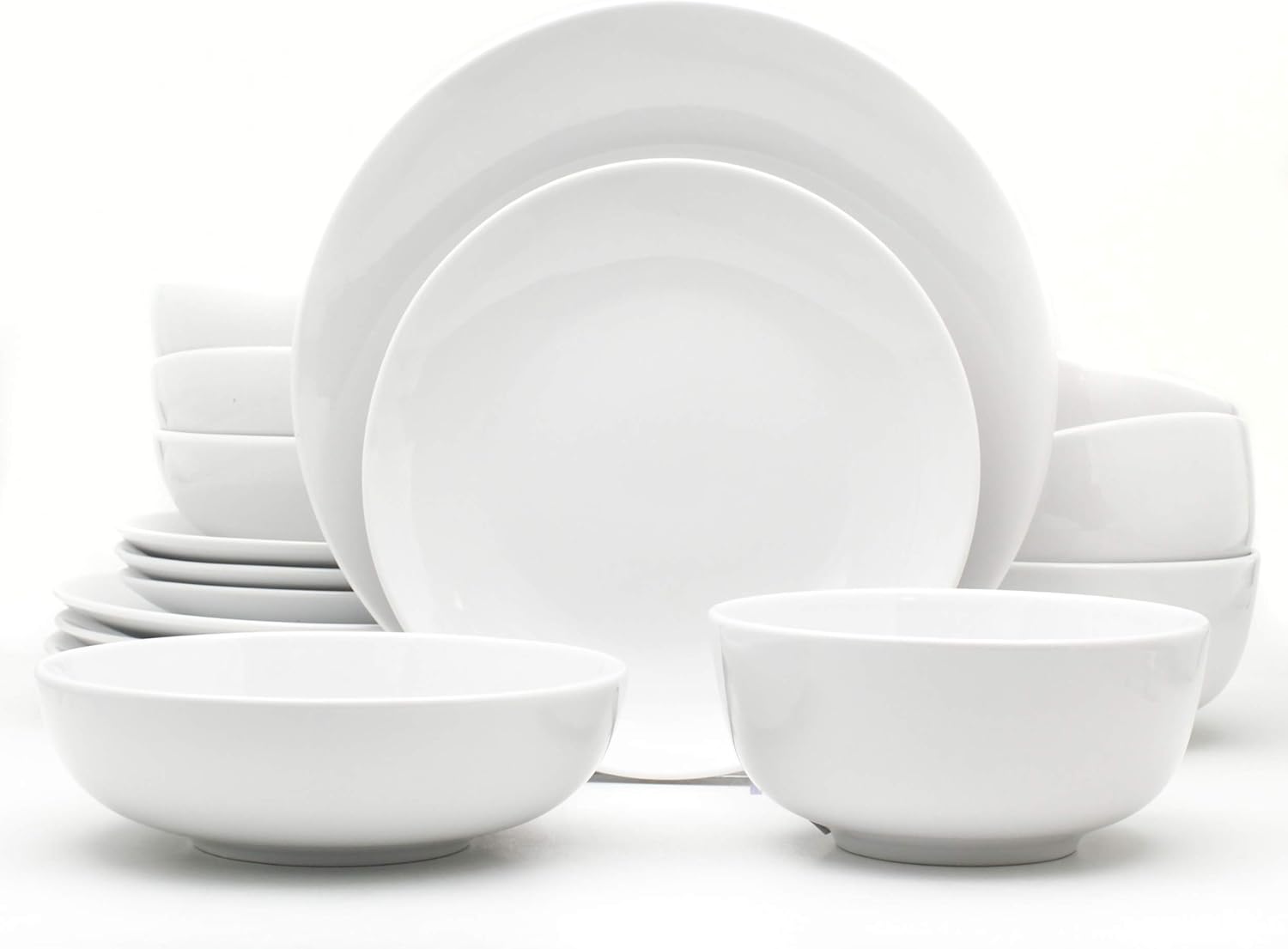 Euro Ceramica Essential Collection 16 Piece Dinnerware Set