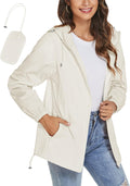 TCOT Womens Rain Jackets Waterproof Windbreaker - Packable Lightweight