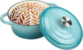 Cast Iron Dutch Oven 4.5 Quart Enameled Pot - Even Heat for Braising