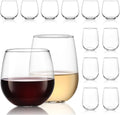Libbey Stemless Wine Glasses Set of 12 - Durable Everyday Entertaining