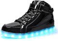 IGxx LED Light Up Shoes for Men USB Recharging High Top Sneakers