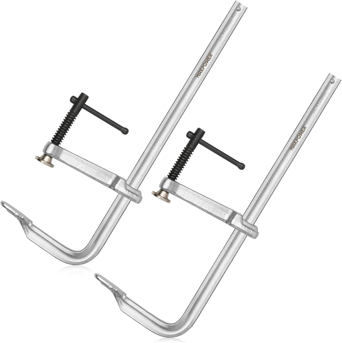 MAXPOWER F Clamp 16 inch Set - Heavy Duty Welding Clamps
