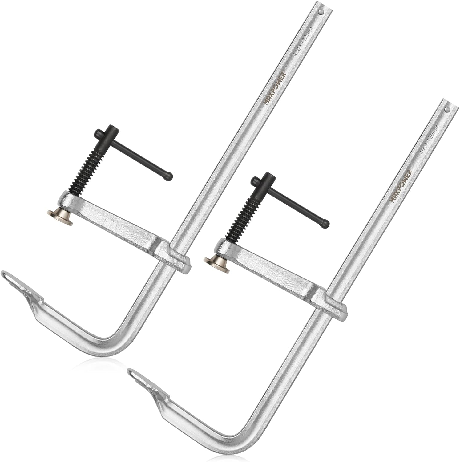 MAXPOWER F Clamp 16 inch Set - Heavy Duty Welding Clamps