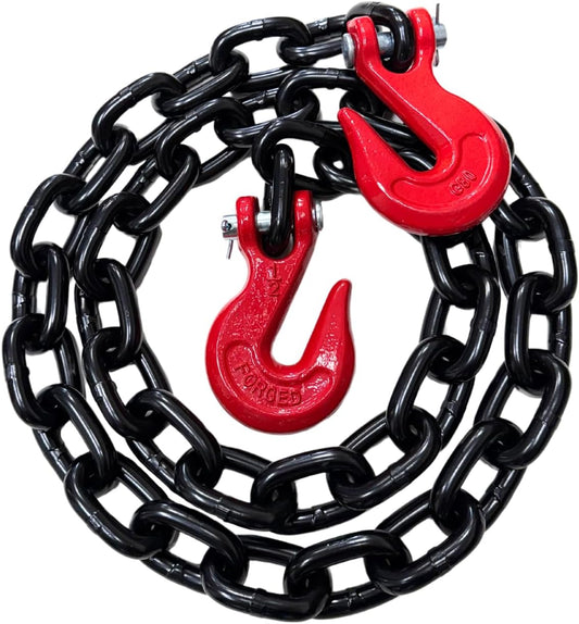 1/2 X 6ft Grade 80 Transport Binder Chain with Clevis Hooks