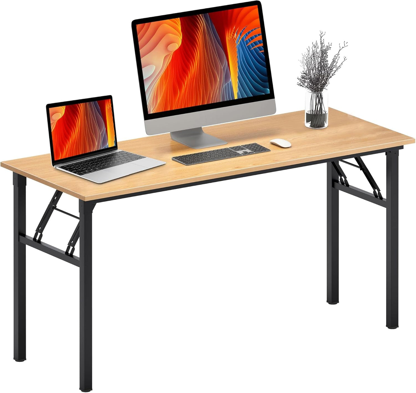 DlandHome 59.8Inch Computer Desk for Home Office and Study
