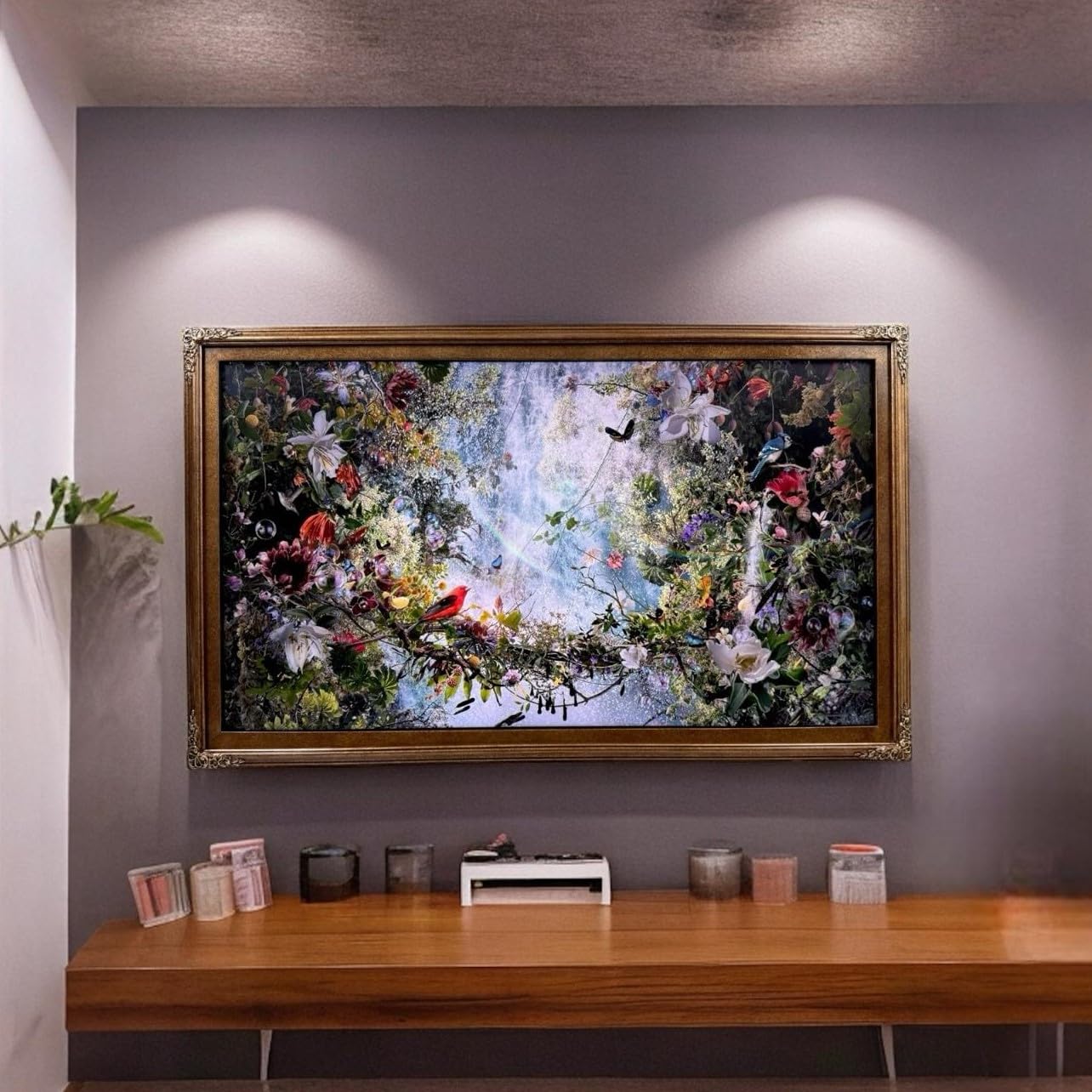 Handmade Bronze TV Frame for 55 Samsung The Frame TV