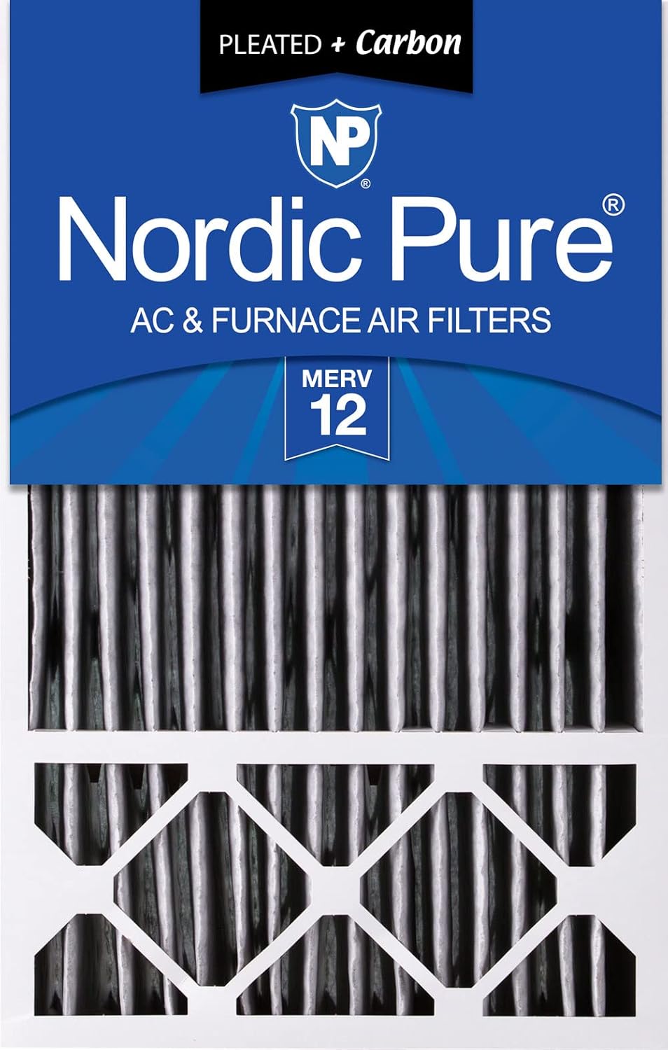 Nordic Pure 16x25x5 Honeywell Replacement Air Filters MERV 12