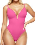 Popilush Shapewear Bodysuit for Women - Tummy Control Deep V Clothing