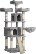 FEANDREA Cat Tree 66.5 in Large Cat Tower - Multi-Level Activity