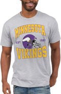 Junk Food Team Helmet NFL Shirt - Soft Vintage Vikings Fan Tee