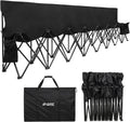 1MORE Soccer Bench 8-Seat Folding Team Bench - Portable Sideline