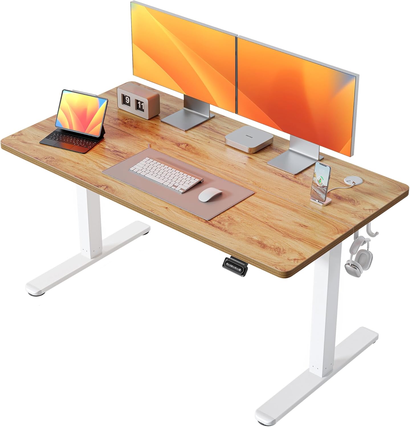 FEZIBO Electric Standing Desk 55 x 24 Inchs for Home Office
