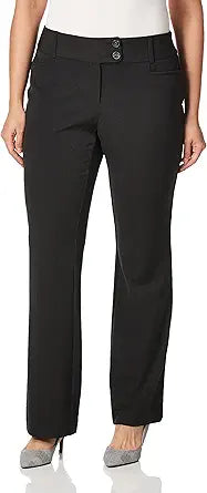 Rafaella Women's Curvy Fit Bootcut Stretch Dress Pants