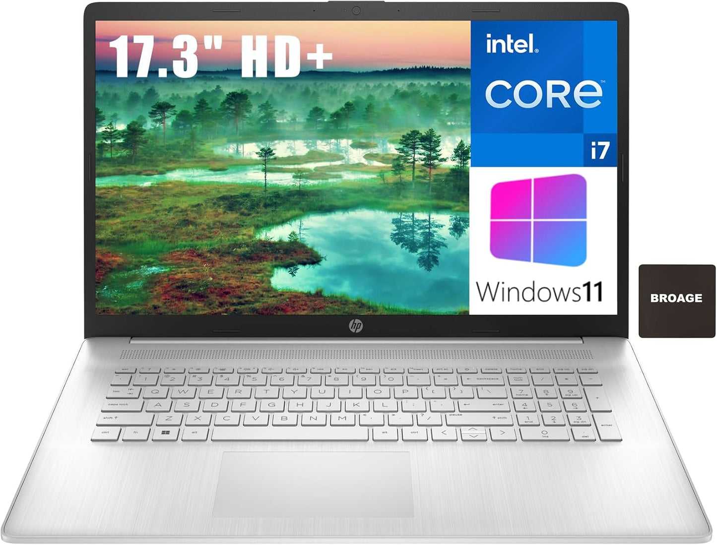 HP 17 17.3 HD+ Laptop with 12th Gen Intel i7 Processor