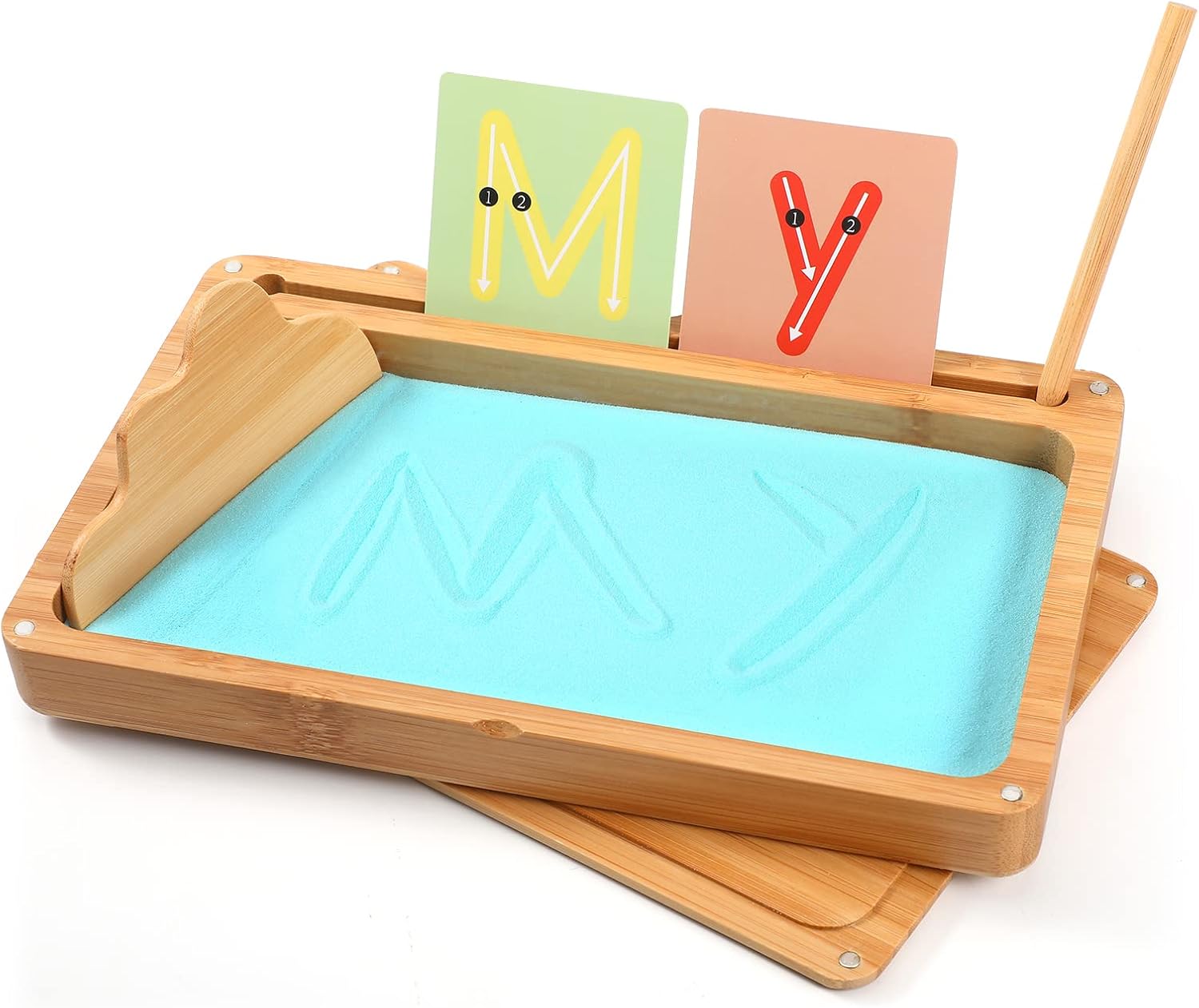 Montessori Sand Tray with Lid - Perfect for Kids Learning Fun