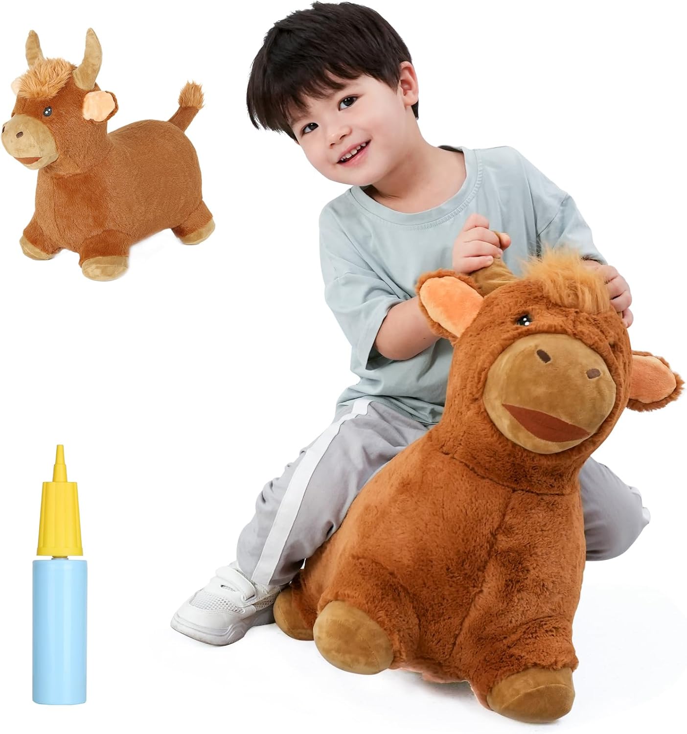 Inpany Bouncy Bull - Fun Farm Animal Hopper