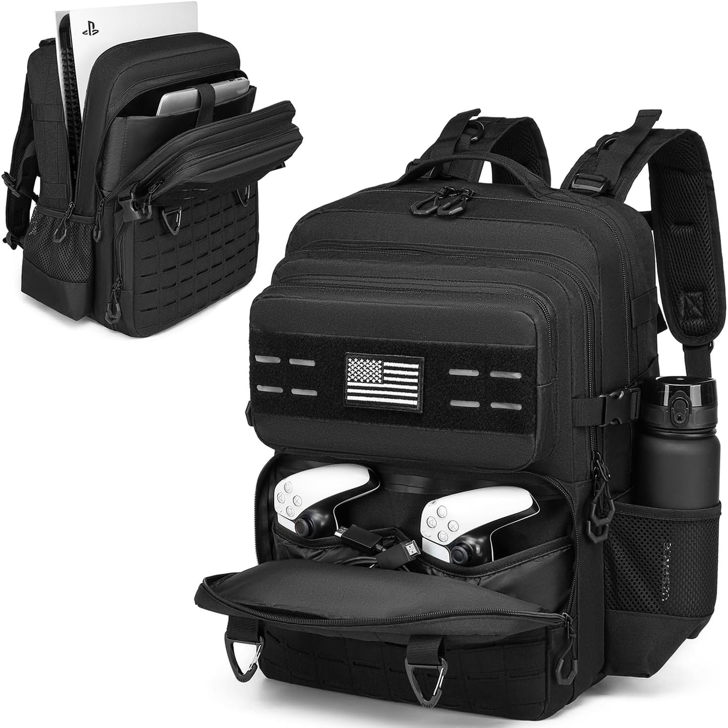 Tactical Gaming Backpack for PS5 - Ultimate Travel Case