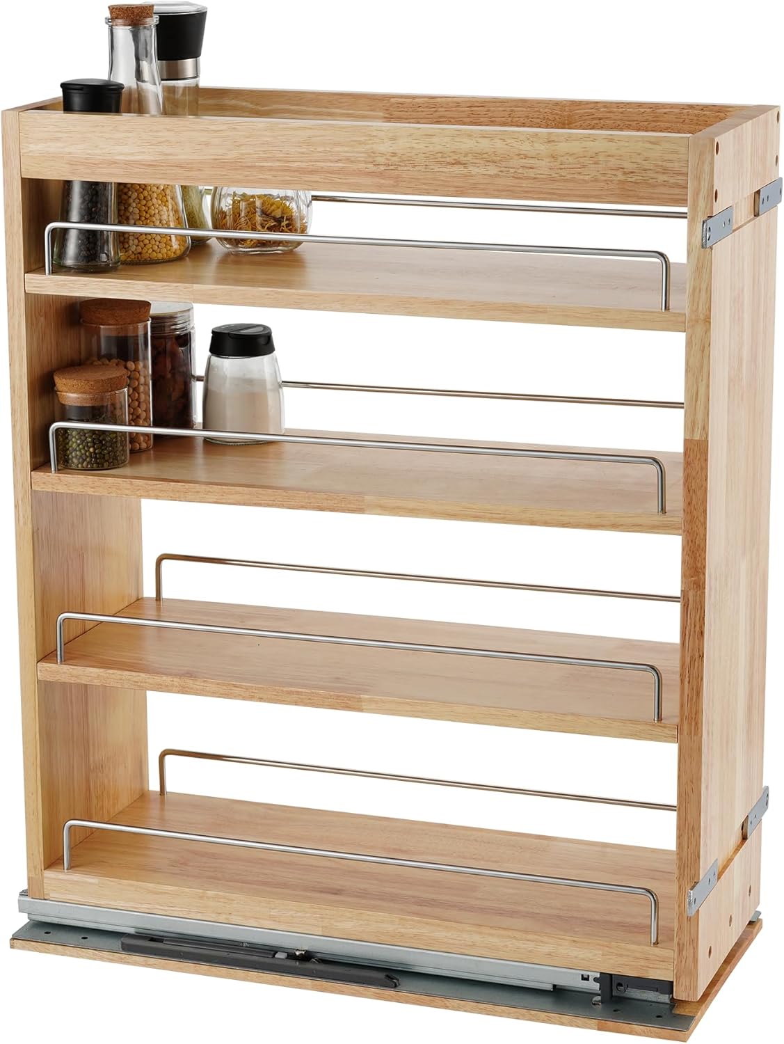 DINDON Pull Out Spice Rack Organizer for Kitchen Storage Needs