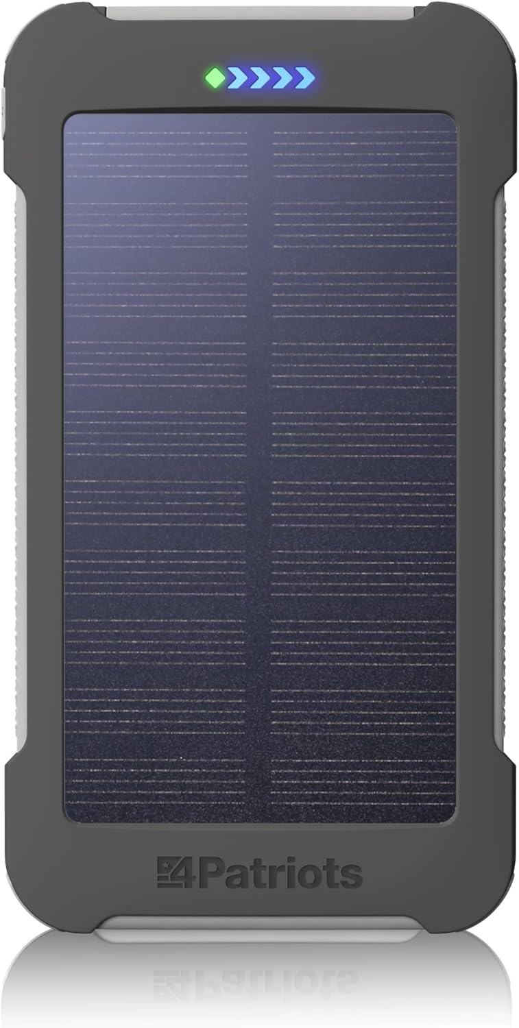 Portable Solar Power Bank: USB-C Fast Charge