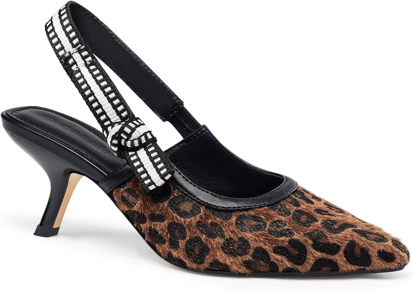 Coutgo Womens Slingback Kitten Heels for Stylish Comfort