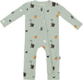 Unisex Rayon Made From Bamboo Zippered Rompers 0-24 Months - Soft