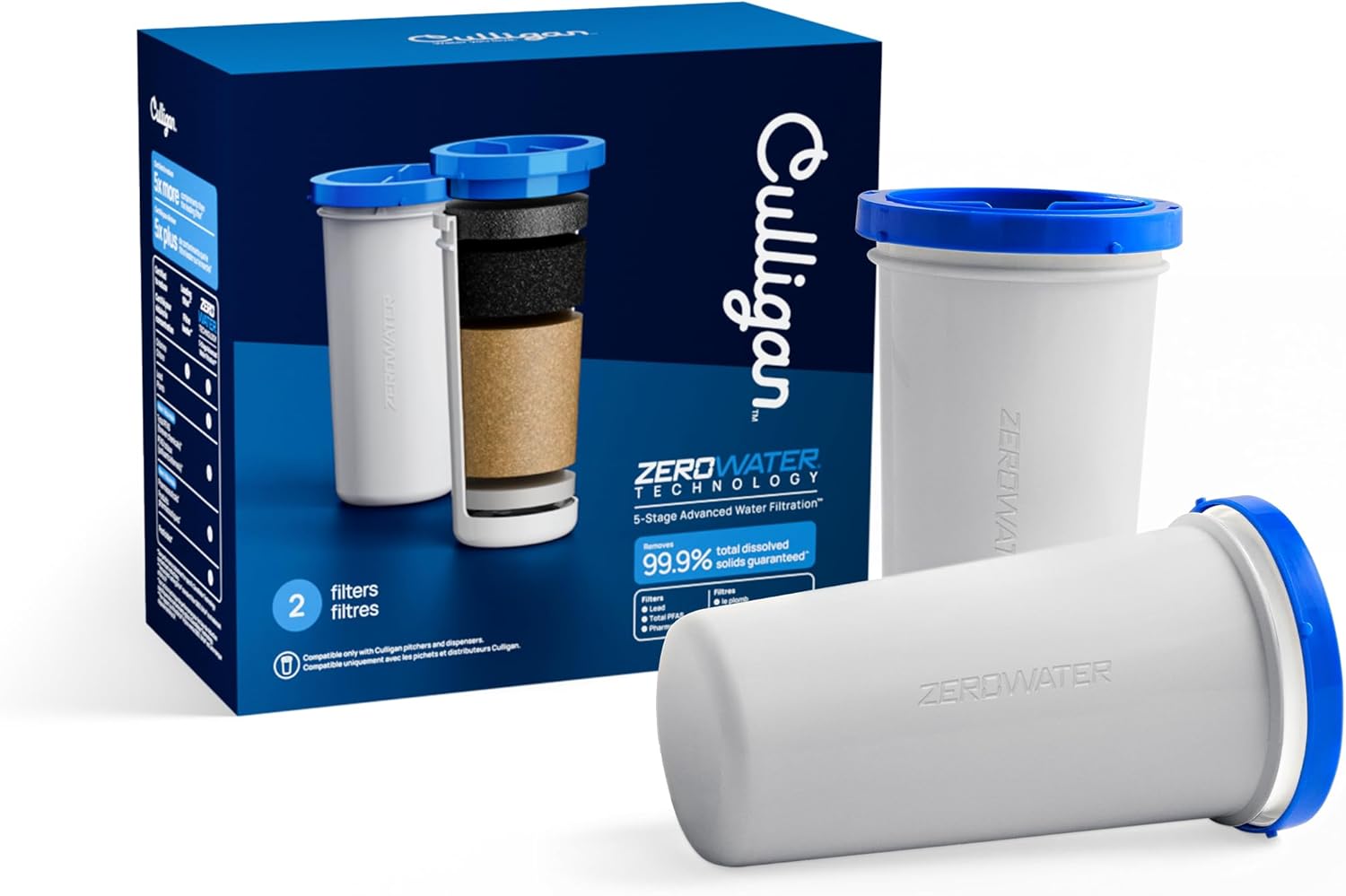 Culligan Replacement Filter 2-Pack with ZeroWater Technology