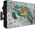 Ocean Outdoor TV Cover Nautical Map for 60 to 65 in Screens