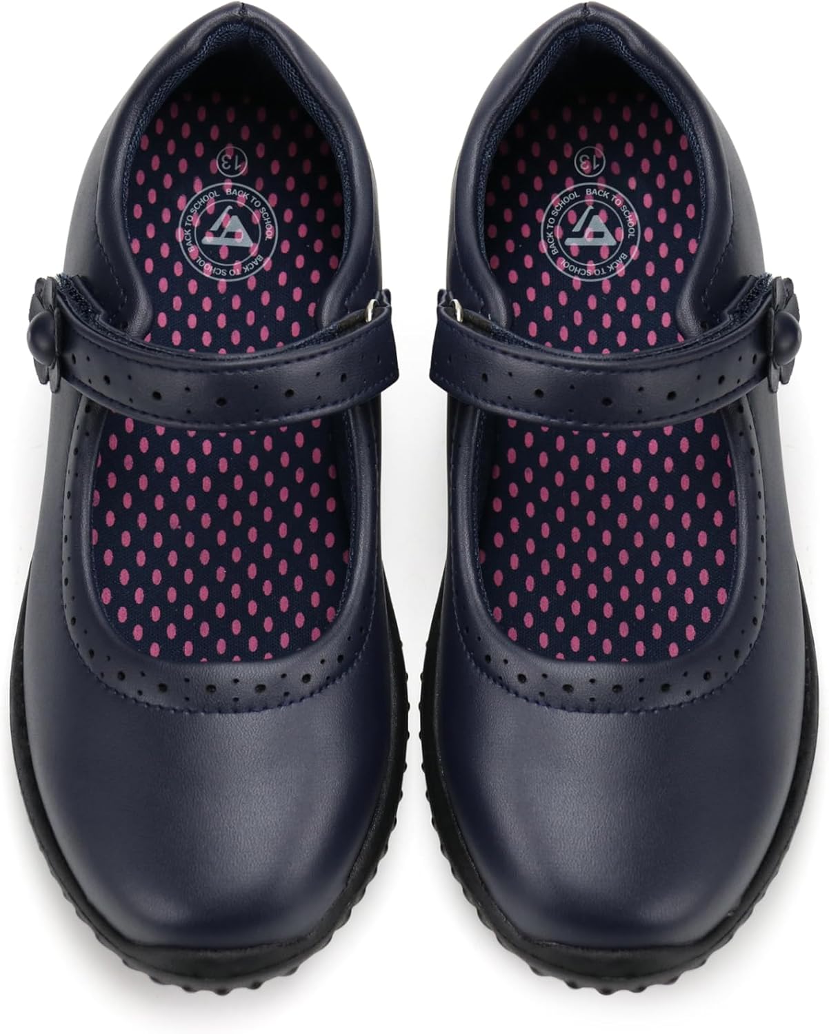 JABASIC Girl's Mary Jane School Uniform Shoes for Comfort