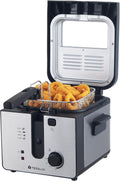 Deep Fryer with Basket 2.5 Liter - Compact Electric Fryer