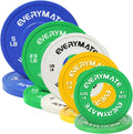 EVERYMATE Fractional Weight Plates - Olympic Bumper Plates for Gradual