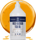 Wild Alaskan Salmon Oil for Dogs - Omega 3 Supplement 64 oz