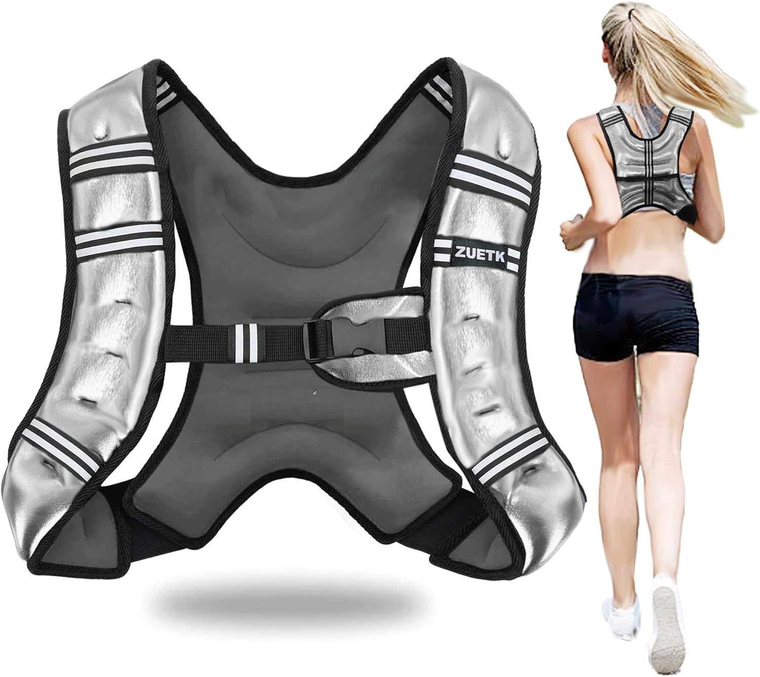 Weighted Vest for Strength Training and Fitness Workouts