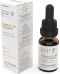 Vegan D3 + K2 Liquid 5000 IU - Plant-Derived Absorption Boost