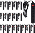 Kanayu 6 Outlet Power Strip Surge Protector 4 ft Cord - 20 Pack