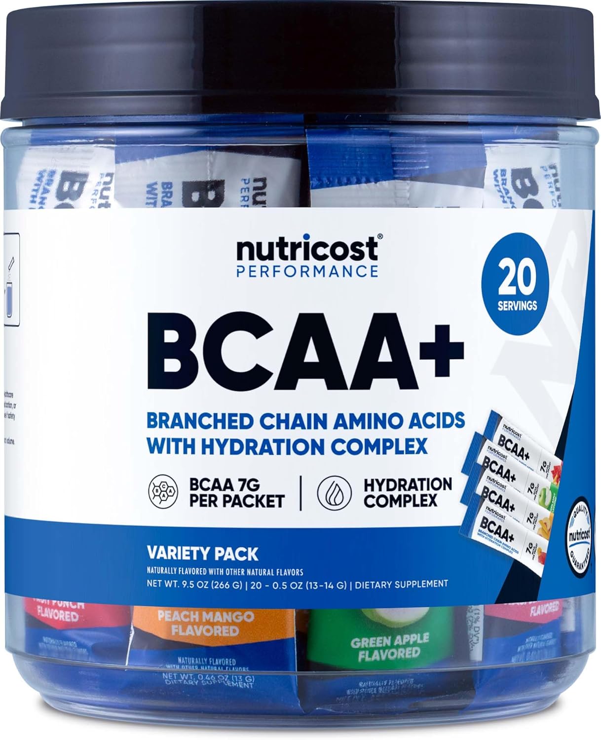 Nutricost BCAA+ Hydration Variety Pack for Active Lifestyles