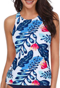 Holipick High Neck Tankini Top Bathing Suit - Tummy Control