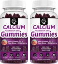 Calcium Magnesium Zinc Gummies 2-Pack - High Absorption Magnesium