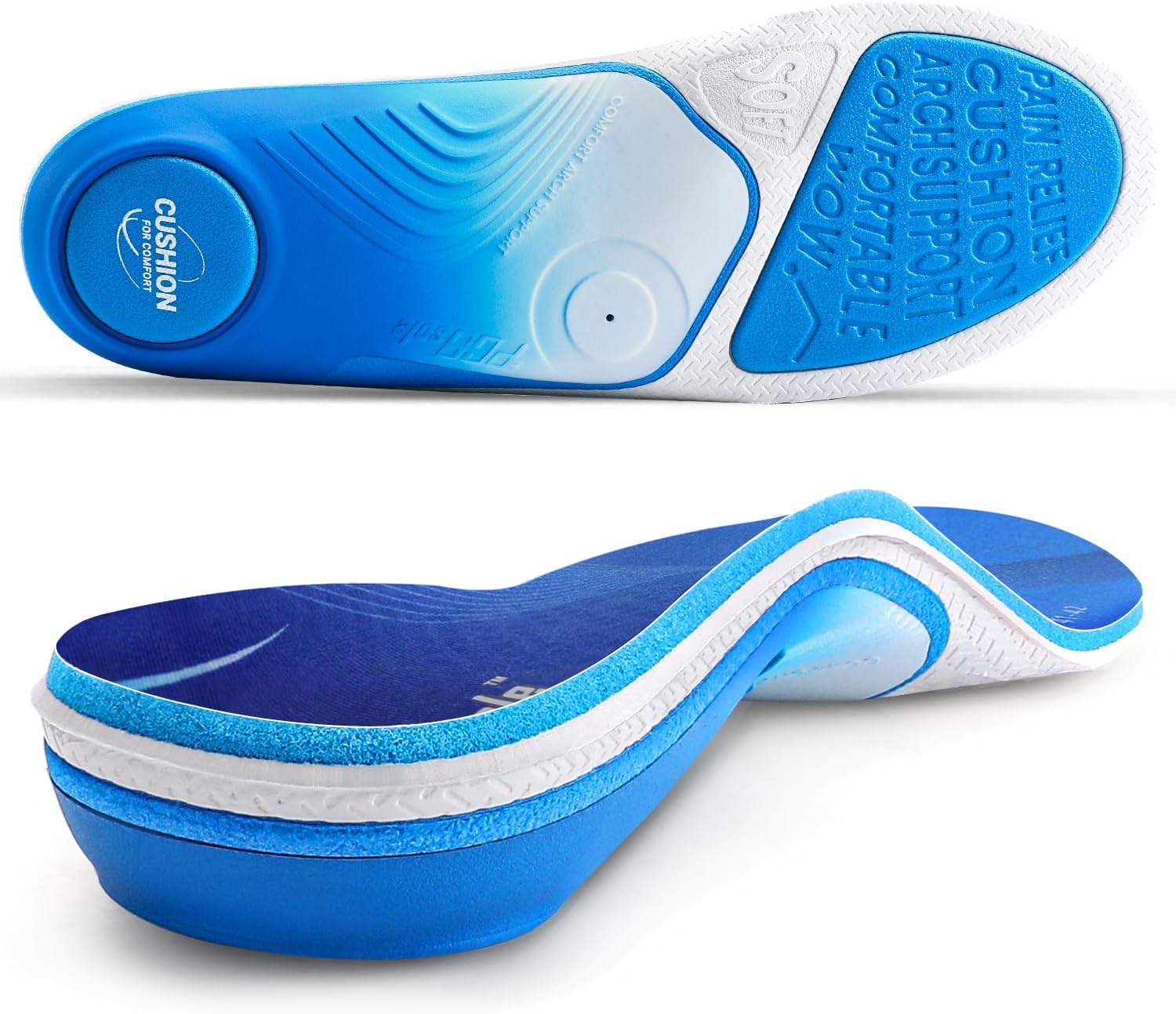 PCSsole Orthotic Insoles Pro for Plantar Fasciitis Relief