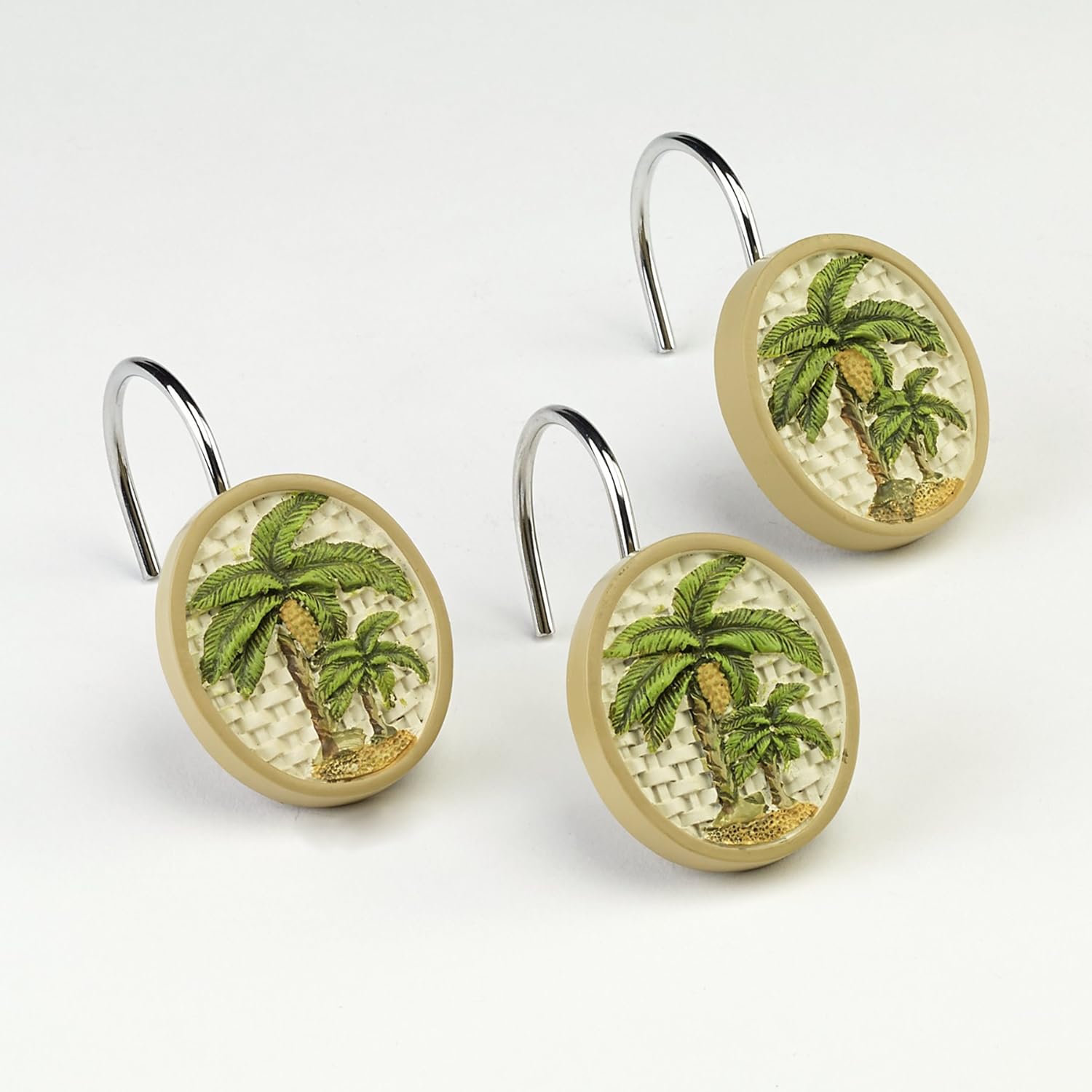 Set of 12 Tropical Shower Hooks