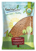 Food to Live Organic Garbanzo Beans 15 lb - Nutritious Bulk Chickpeas