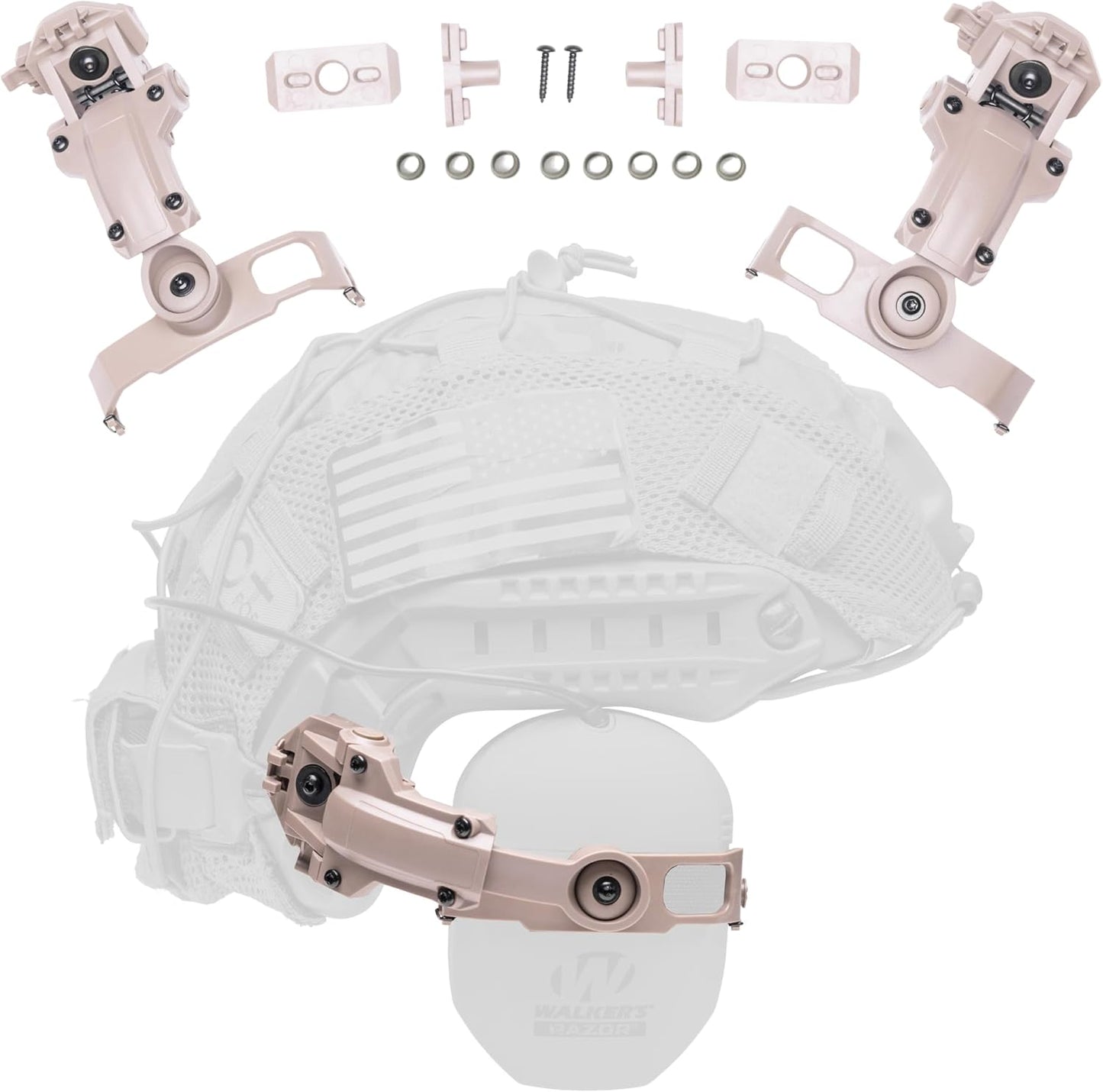Tigrett ARC Rail Adapter for Helmets - Perfect for Tactical Use