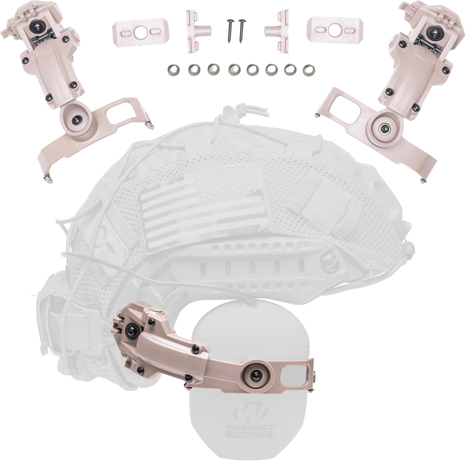 Tigrett ARC Rail Adapter for Helmets - Perfect for Tactical Use