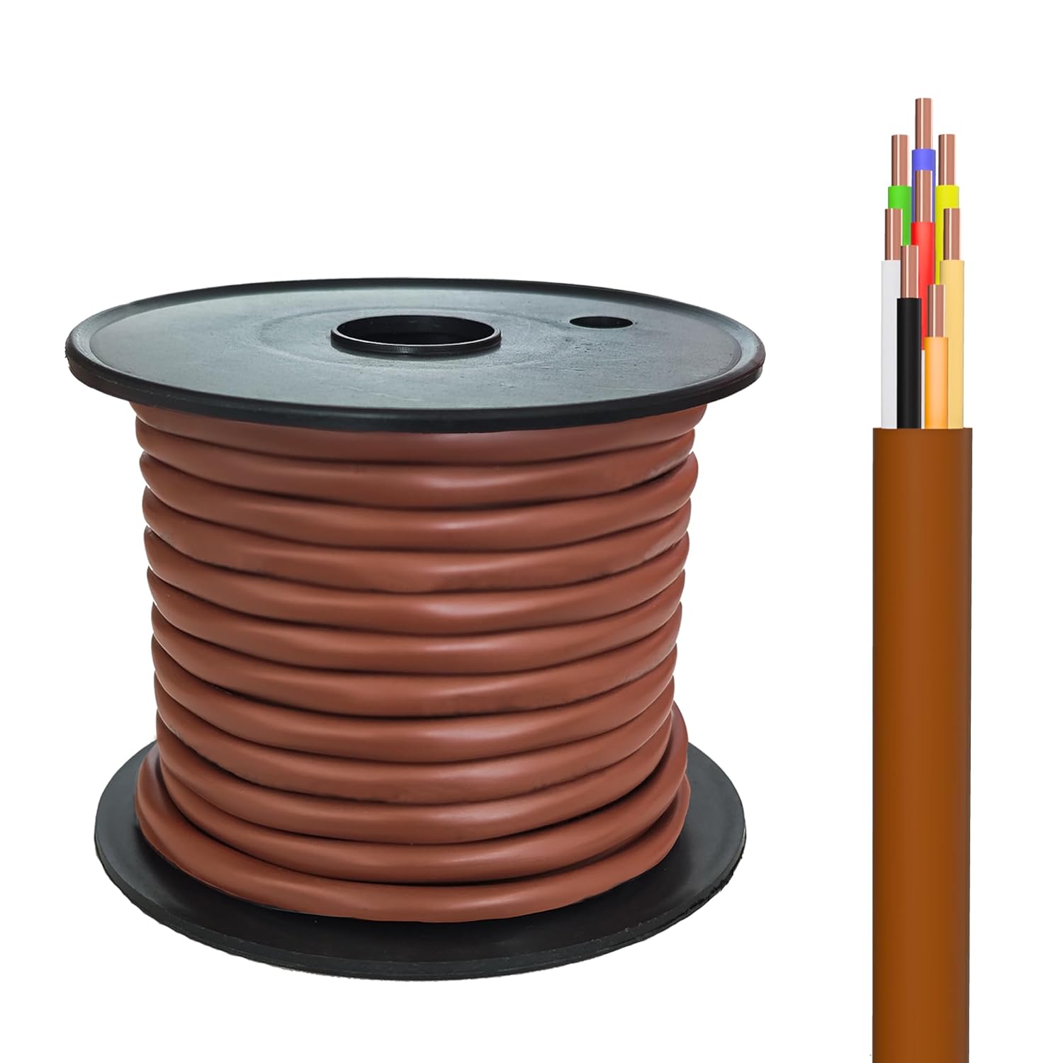 Thermostat Wire Solid Copper 18 Gauge CL2 Power Circuit Cable