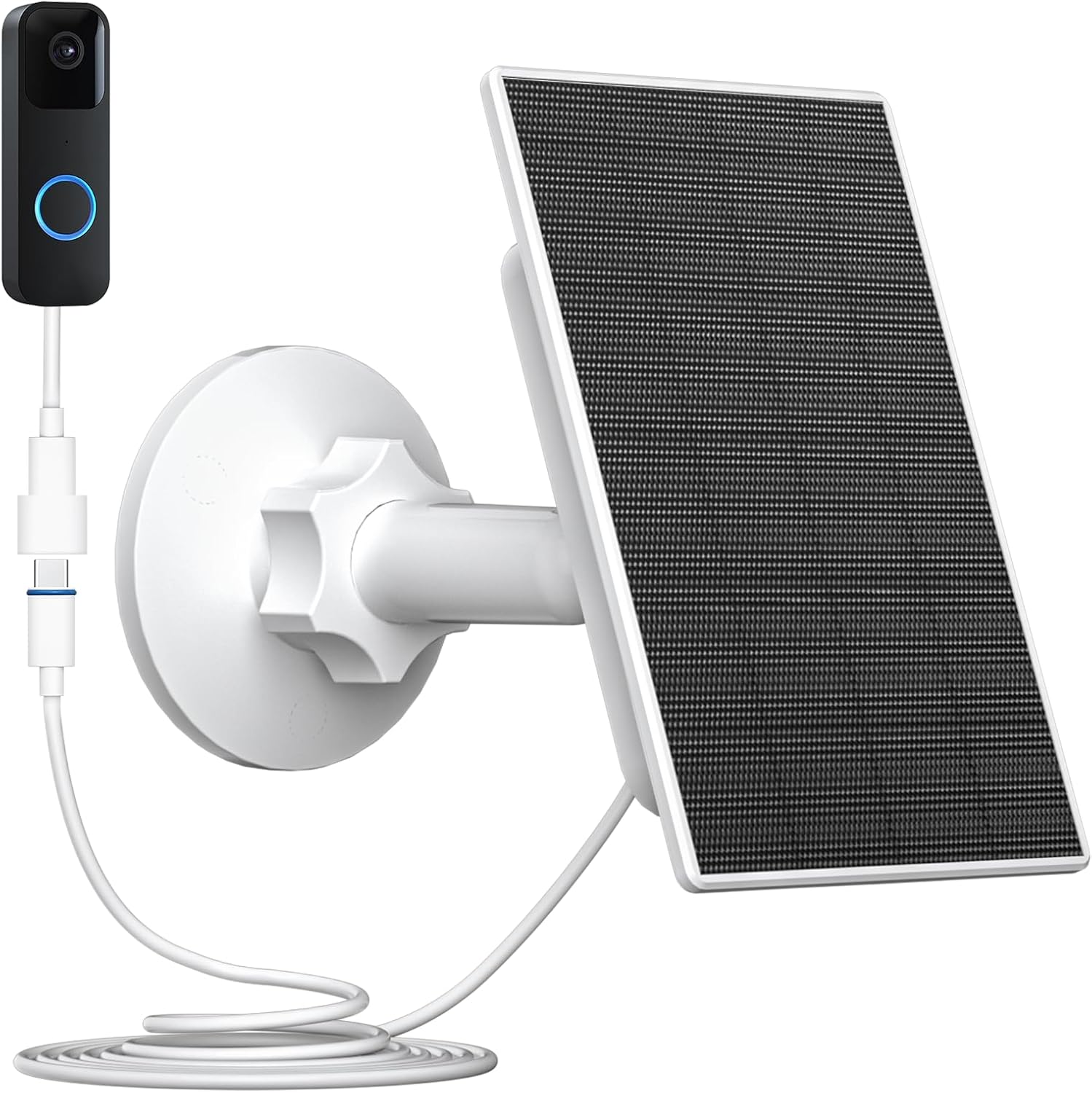 Effortless Power: VUEBEE Solar Charger for Blink Doorbell