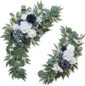 Dusty Blue Flower Swag for Wedding Welcome Signs - Elegant Arch Decor