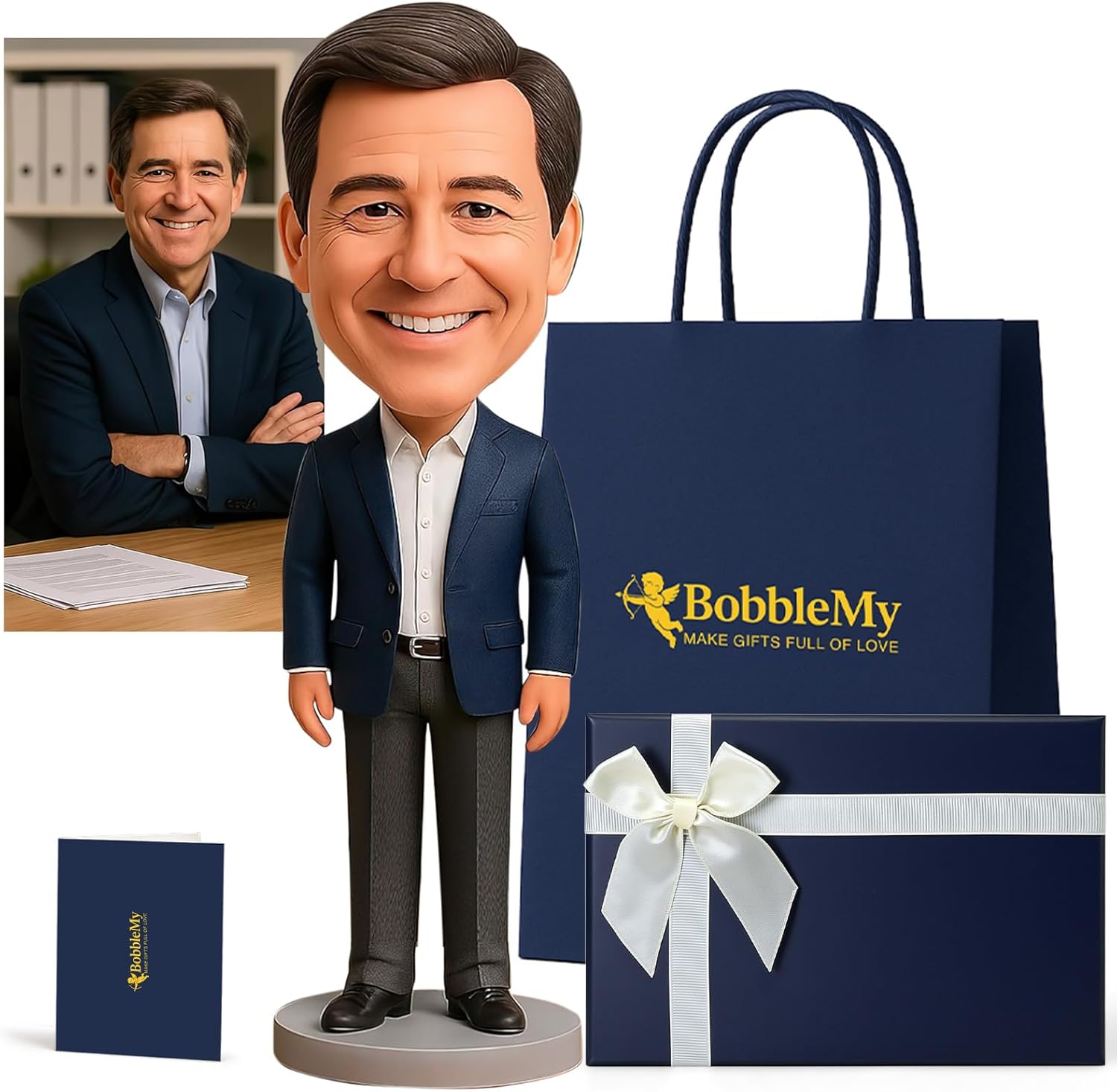 Custom Bobblehead Boss - 7 Inch Handmade Figurine Gift