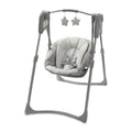 Graco Slim Spaces Compact Baby Swing - Space Saving Portable Swing